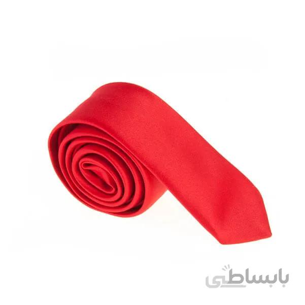 کراوات ساده مردانه قرمز کد T1071