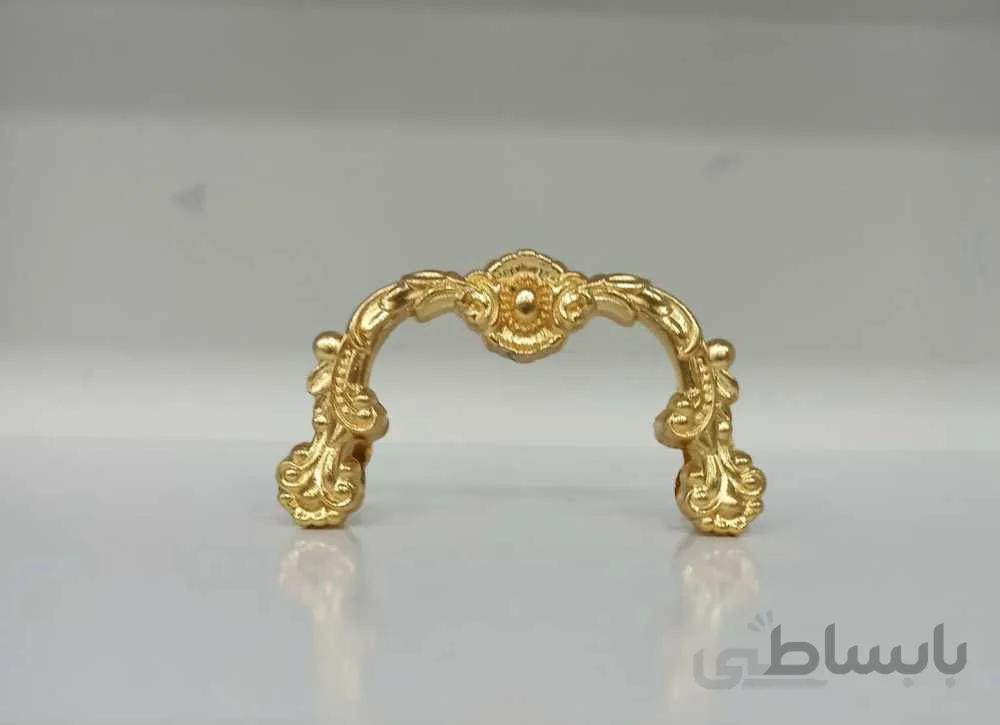 دسته سینی طلایی