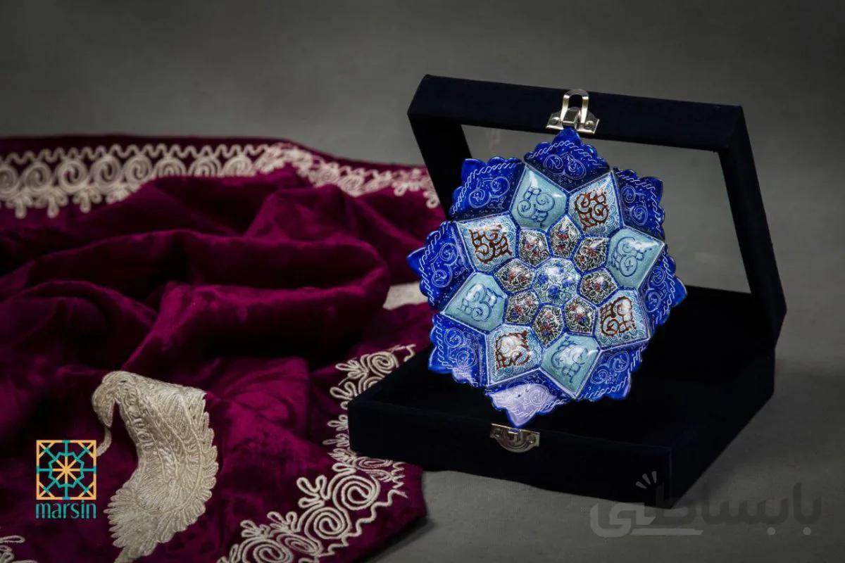 بشقاب میناکاری کد 34