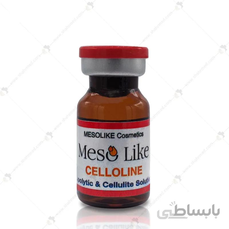 کوکتل مزوتراپی 5 سی سی اسپانیایی مزولایک مدل سلو لاین Mesotherapy cocktail Mesolike Cello Line 5cc