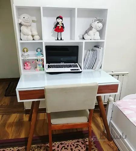 میز تحریر کتابخانه دار ۲طبقه/کد M.T.20
