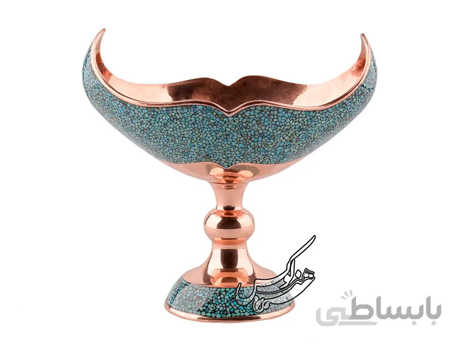 کشکول فیروزه کوبی مسی اصفهان