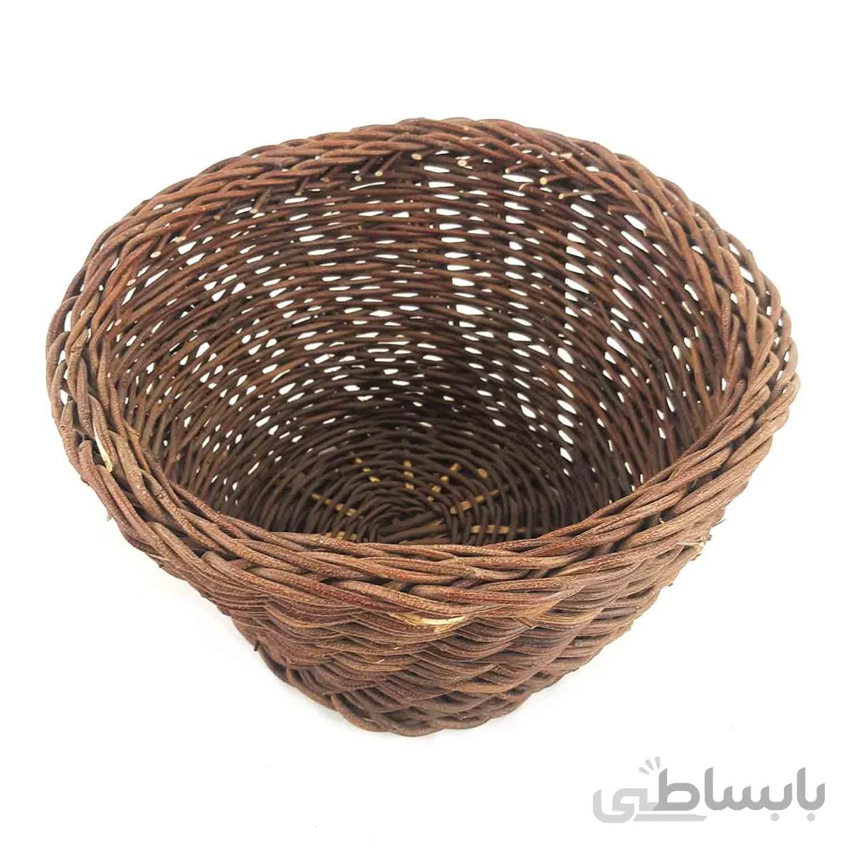 سبد میوه ارغوان بافی کردستان کد 107