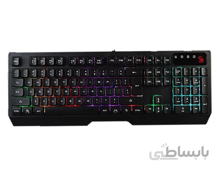 A4tech Bloody Q135 Illuminate Gaming Keyboard ا کیبورد گیمینگ ای فورتک Bloody Q135