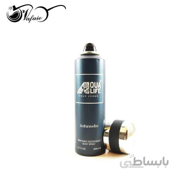اسپری خوشبوکننده بدن جانوین آکوا لایف AQUA LIFE Johnwin