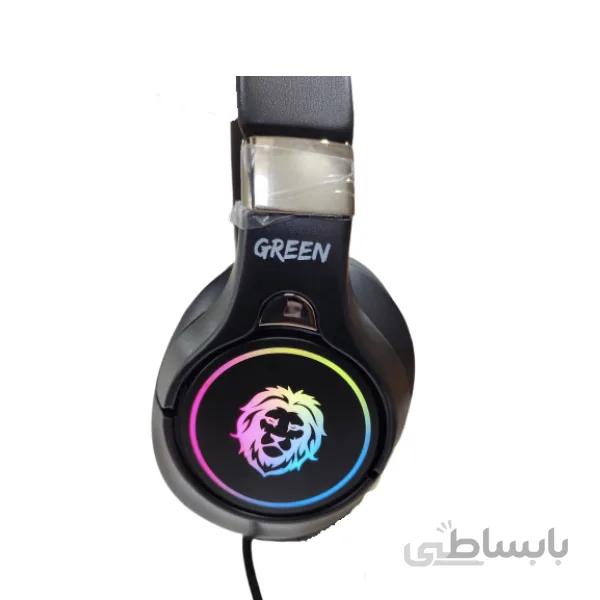 هدفون بازی حرفه ای K10 RGB برند گرین لاین