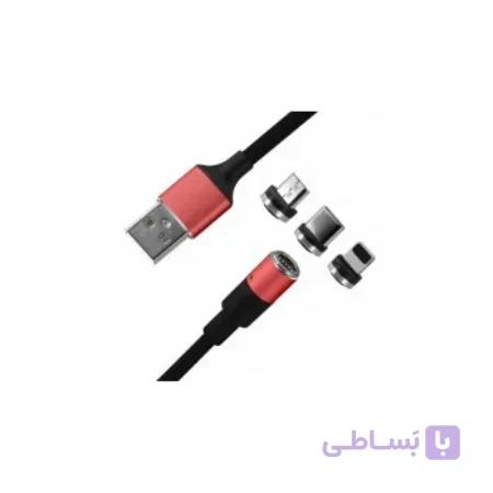 کابل شارژ مغناطیسی  اندروید،آیفون و تایپ سی  X-HANZ CX300