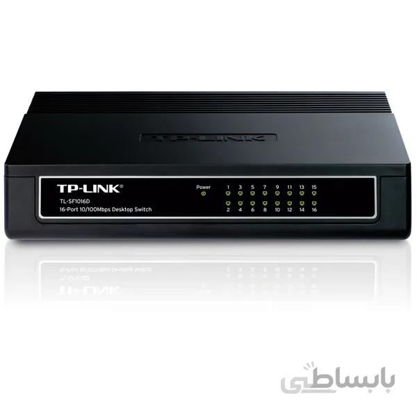 سوییچ 16 پورت مگابیتی و دسکتاپ تی پی-لینک مدل TL-SF1016D ا TP-LINK TL-SF1016D 16-Port 10/100Mbps Desktop Switch