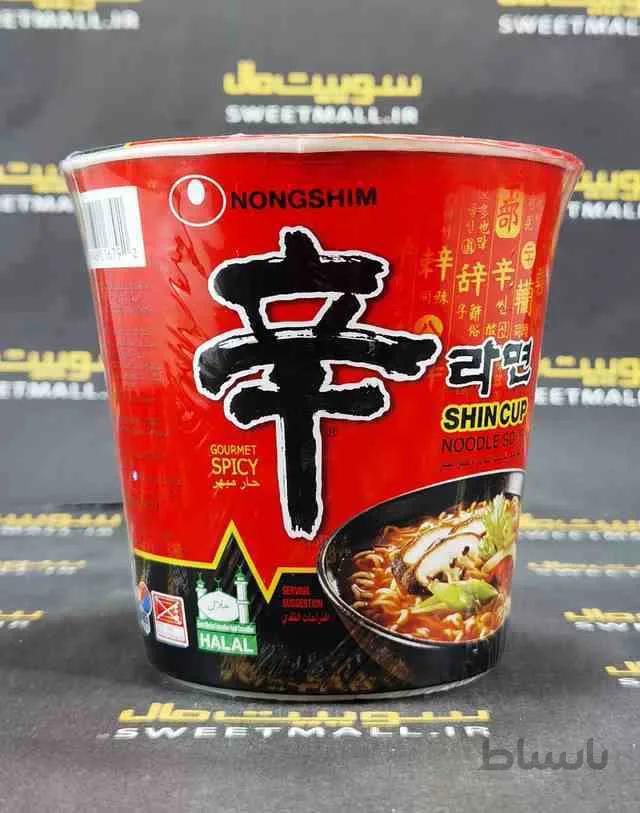 نودل کره ای شین رامیون لیوانی 68 گ shin Ramyun
