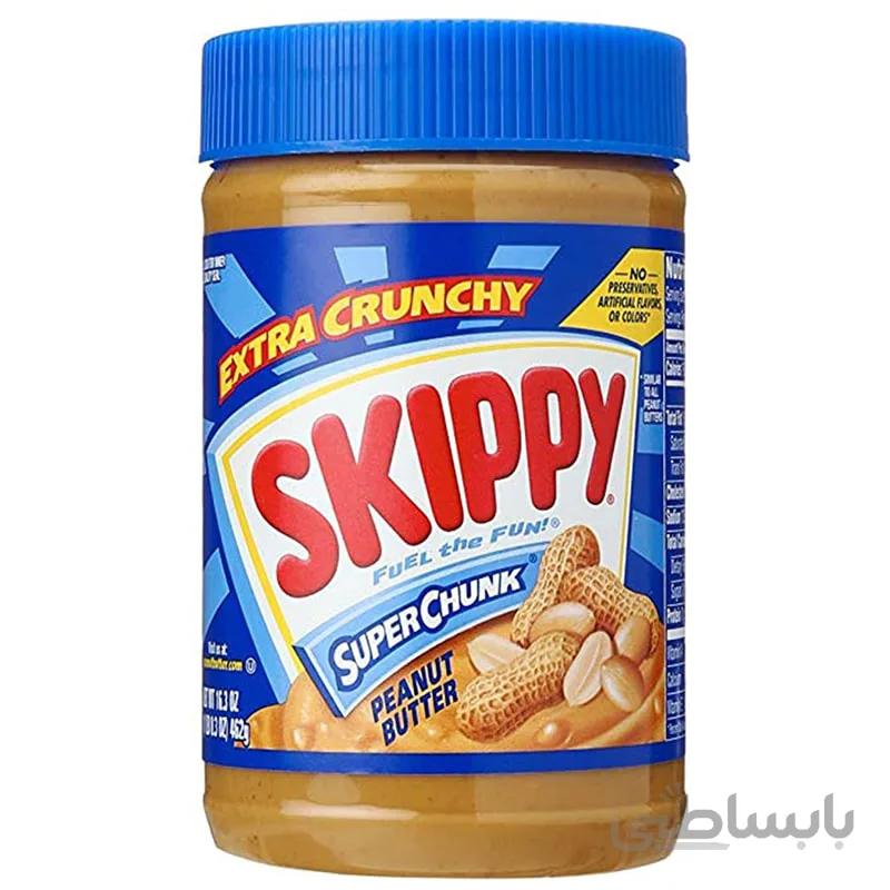 کره بادام زمینی کرانچی 462 گرمی اسکیپی Skippy ا 00365