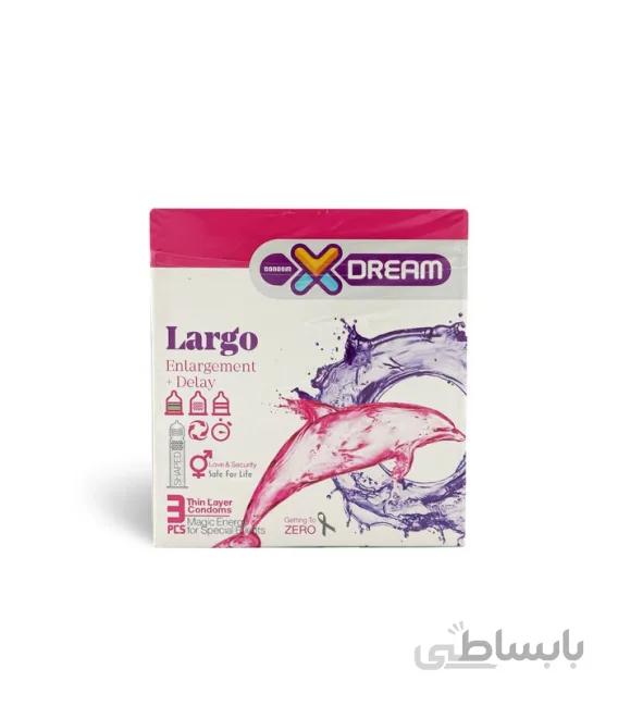 کاندوم بزرگ کننده و تاخیری Largo ایکس دریم 3 عددی ا -