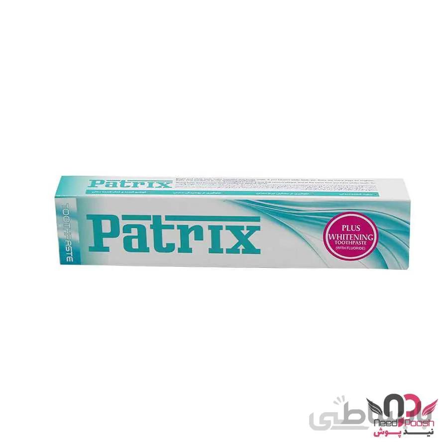 خمیر دندان پاتریکس مدل Plus Whitening حجم 120 گرم