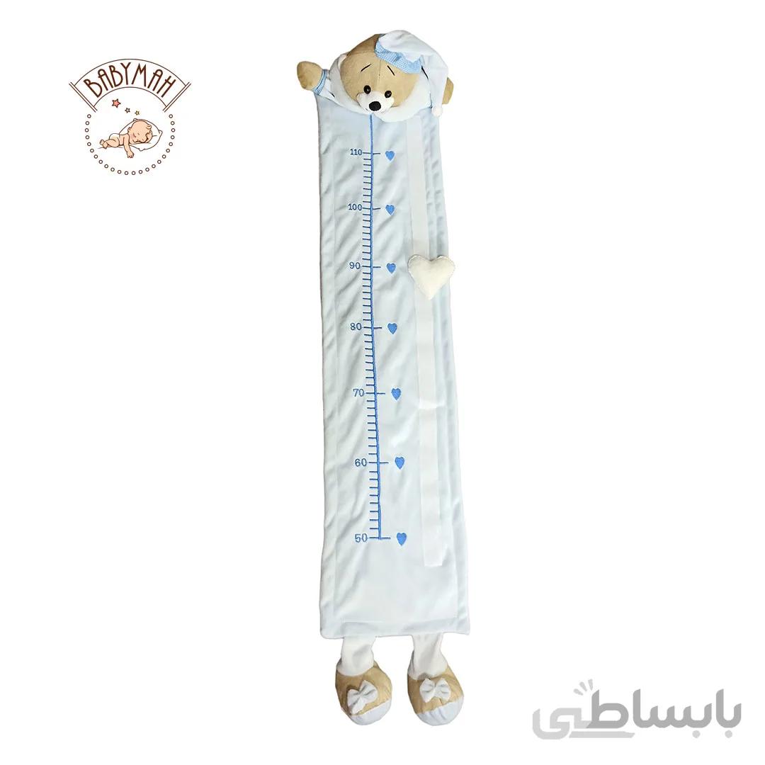 متر قد کودک خرس تدی رنگ آبی