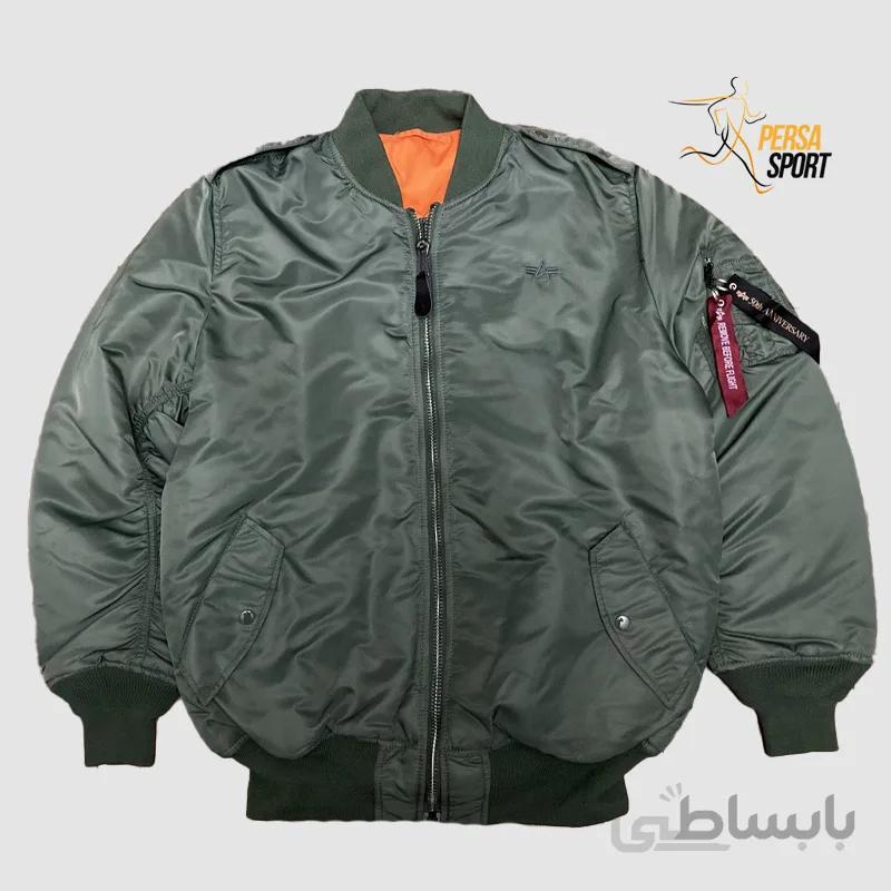 کاپشن خلبانی مردانه آلفا MA1-Green
