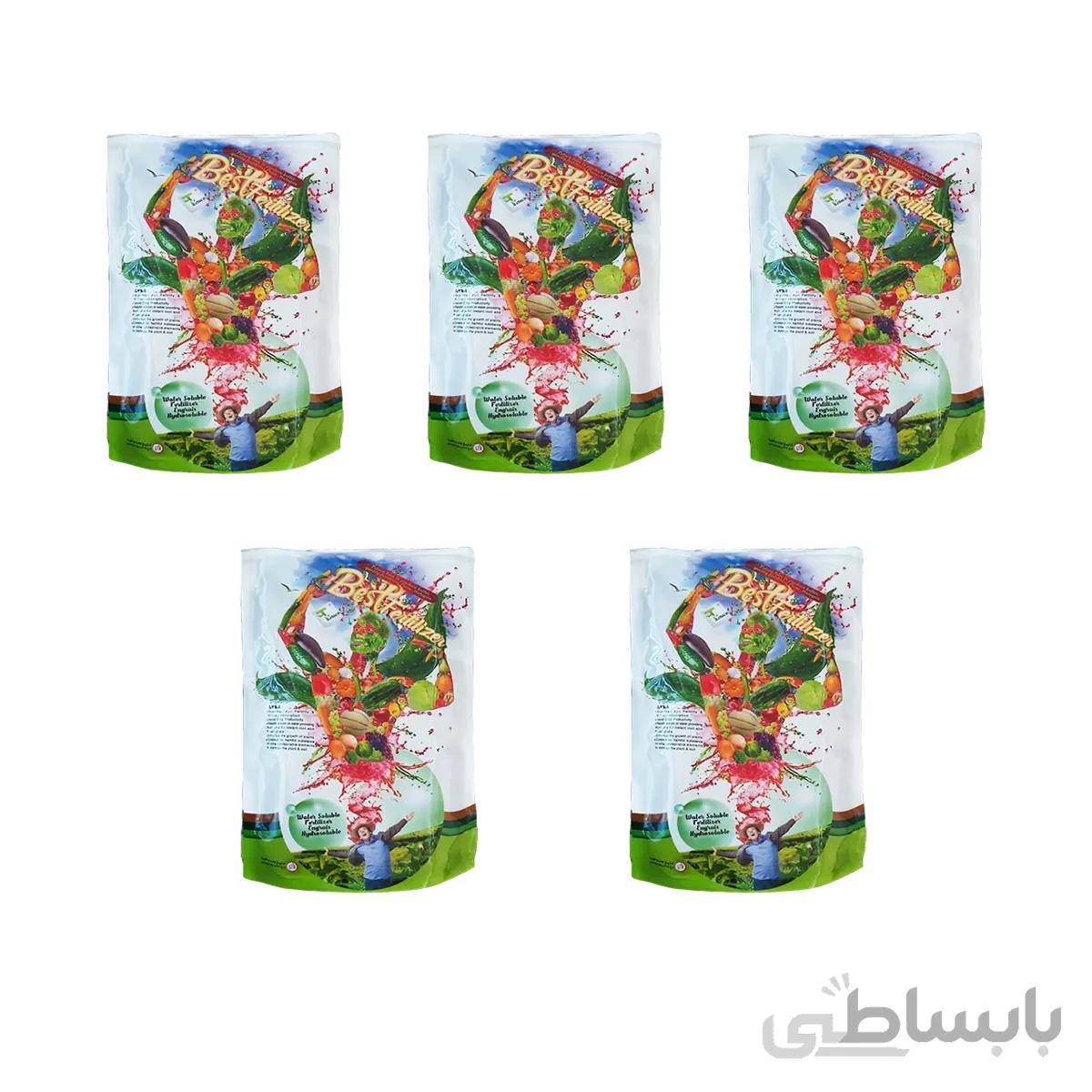 کود نیترات پتاسیم 46-00-13 تتاکو برندAYSA وزن 1 کیلوگرم بسته 5 عددی