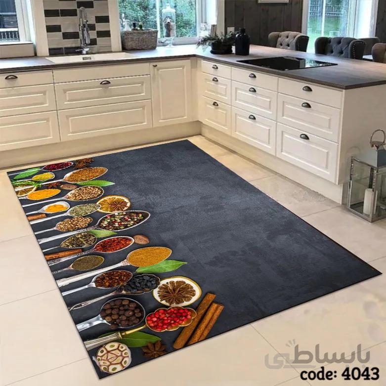 فرشینه اشپزخانه طرح قاشق ادویه 12-4043