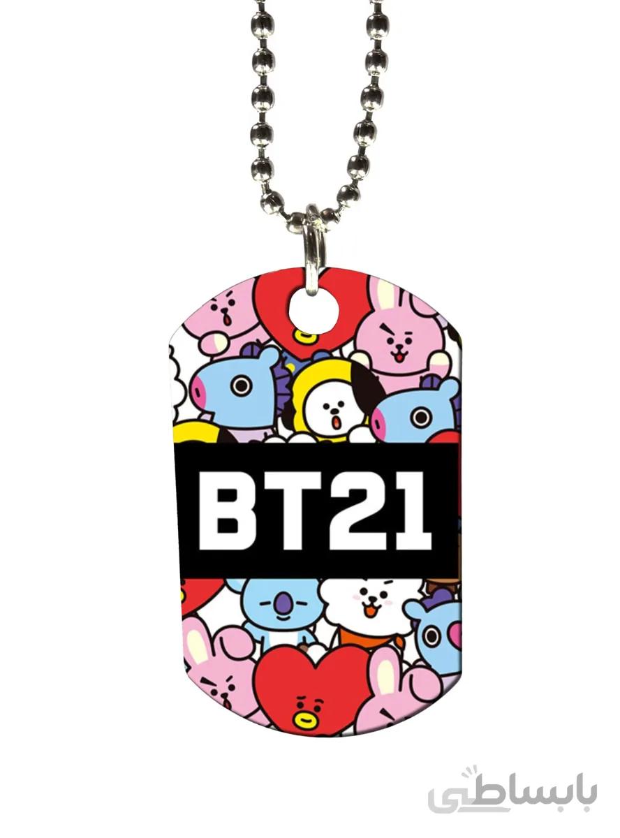 گردنبند طرح bt21 bts