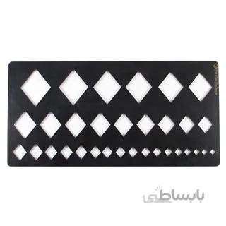 شابلون گوهرتراشی مدل لوزی کد 2252 ا قیمت به شرط خرید تیمی