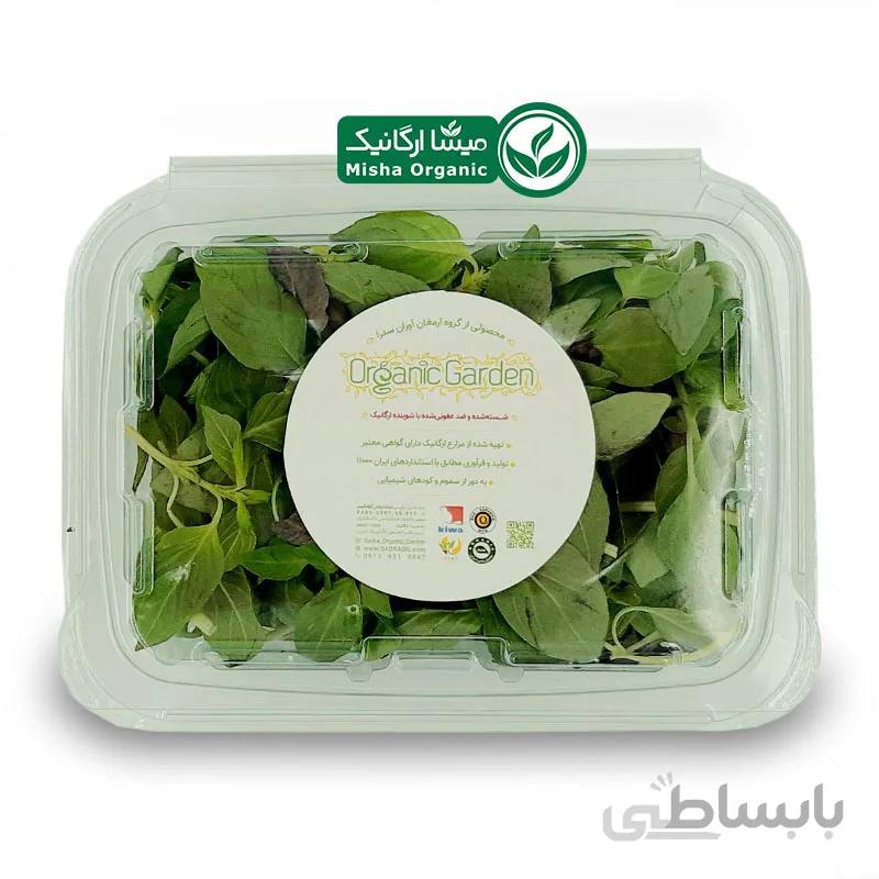سبزی ریحان تازه ارگانیک باغ ارگانیک سدرا – 100 گرم