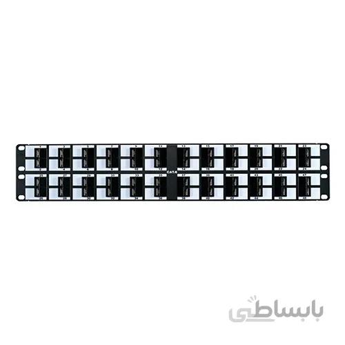 پچ پنل 48 پورت 45 درجه دینتک Cat.6 UTP