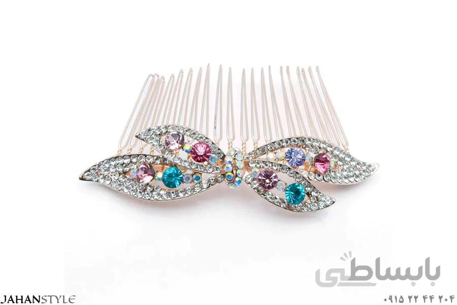 شانه سر نگین دار شیک طرح ژینوس