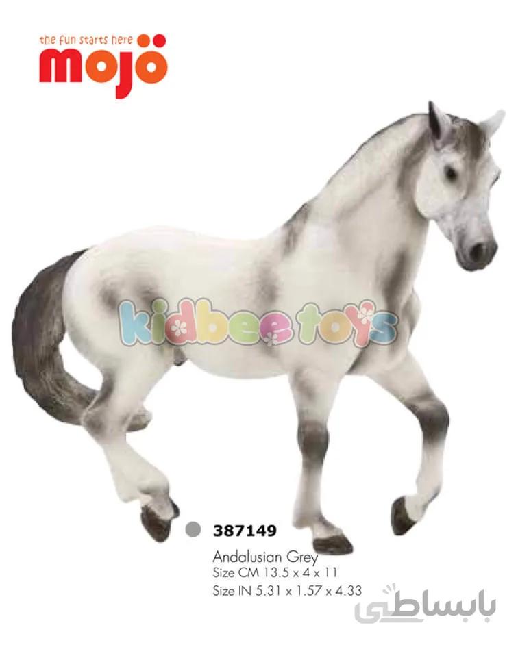 فیگور اسب اندلسی خاکستری موژو