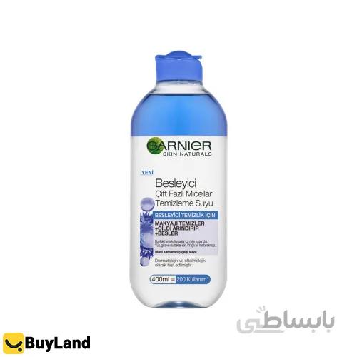 میسلار واتر آرایش پاک کن دو فاز گارنیر حاوی عصاره گل گندم 400 میل