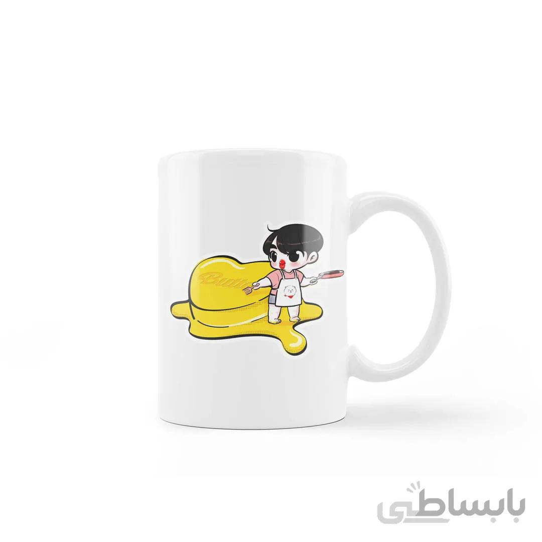 ماگ BTS طرح BT21 کد 2040017