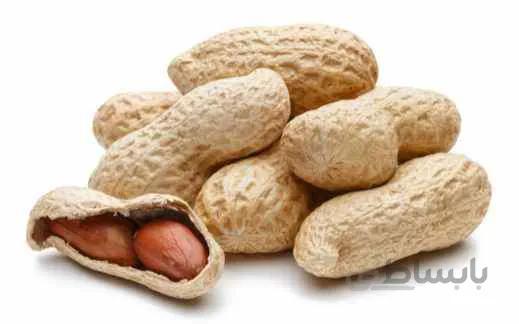 بادام زمینی قلاف دار (با پوست)