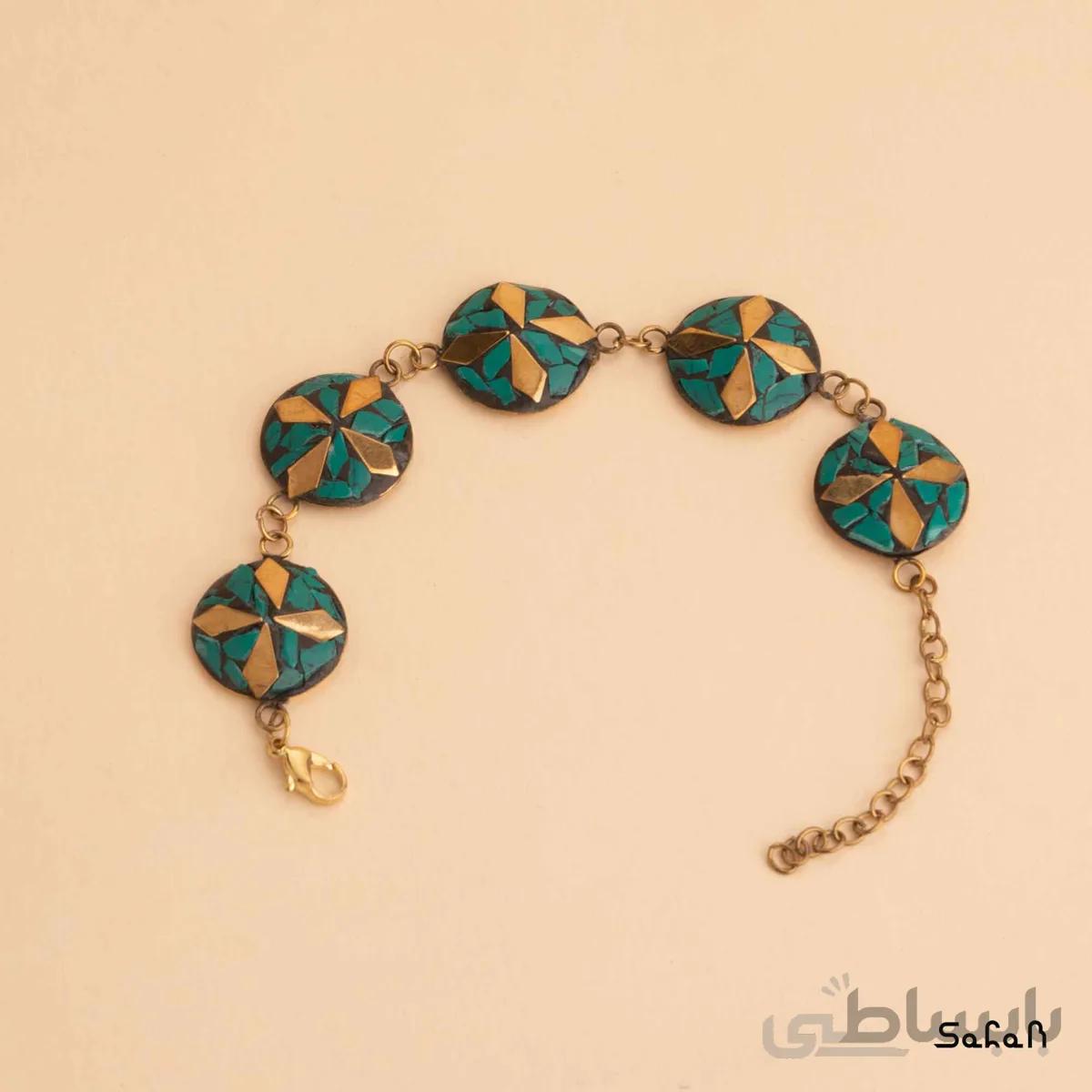 دستبند نپالی کوچک دایره مدل 2