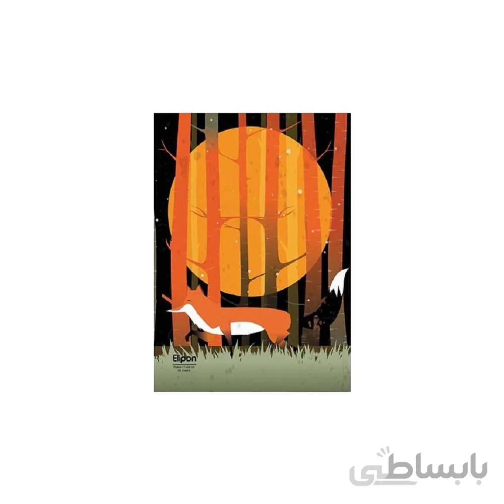 دفتر مشق 60 برگ ته چسب الیپون کد 2151234