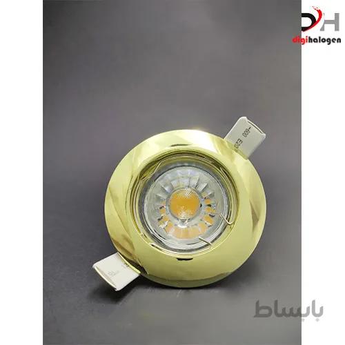 هالوژن آلومینیومی براق طلایی مدل DHB300