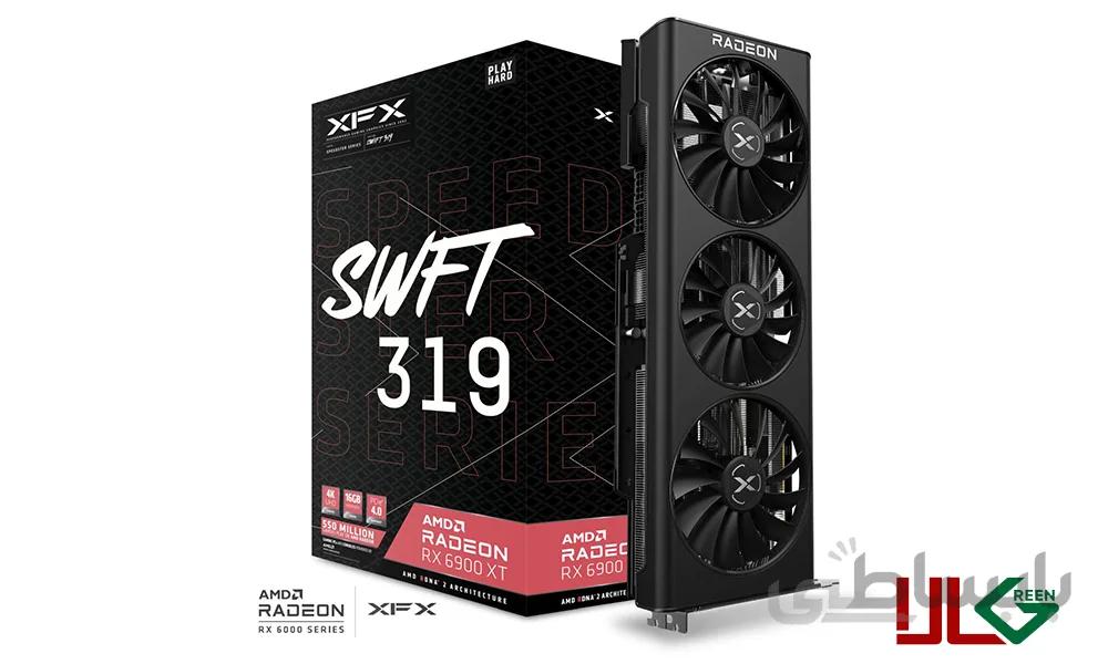 VGA XFX AMD Radeon RX6900XT 16GB GDDR6 کارت گرافیک ایکس اف ایکس ار ایکس 6900 ایکس تی