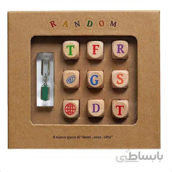 بازی فکری اسم و فامیل آزی تویز مدل Random با حروف انگلیسی