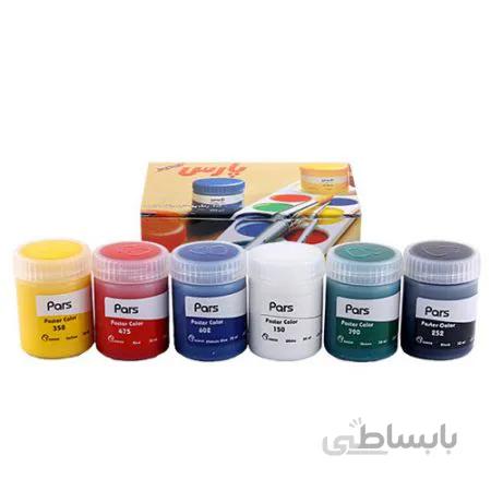 گواش 6رنگ پارس