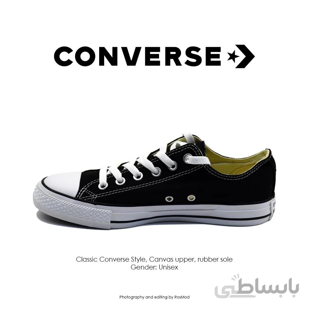 کتانی کانورس آل استار – Chuck Taylor Converse All Star Ox Black