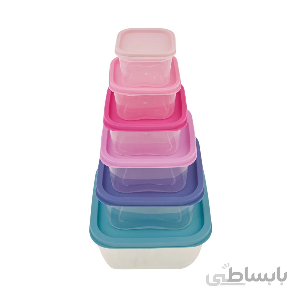 ست ۶ عددی ظروف نگهدارنده کاراجا