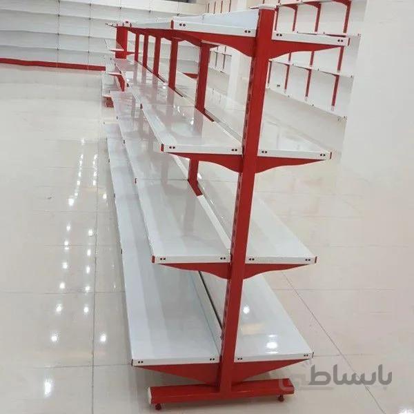 قفسه دوطرفه فروشگاهی پایهT