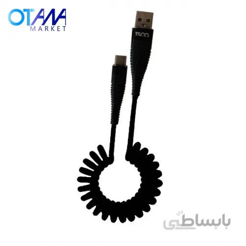 کابل Type C تسکو TC C180 ا TSCO TC C180 2.1A 1m USB To Type-C Cable