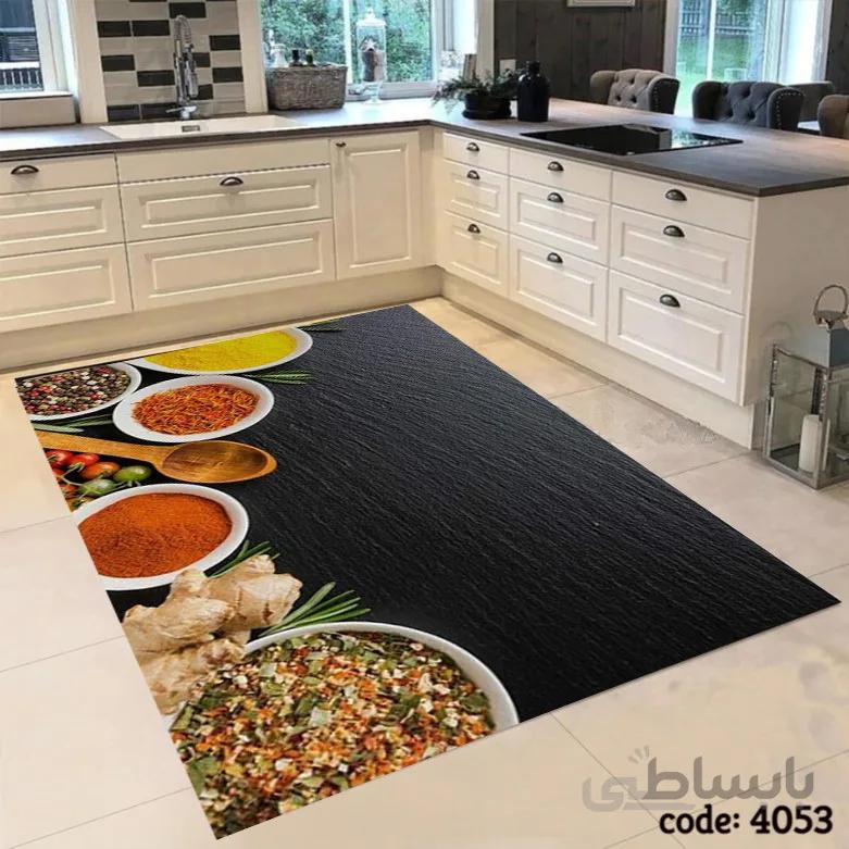 فرشینه اشپزخانه طرح قاشق ادویه 15-4053