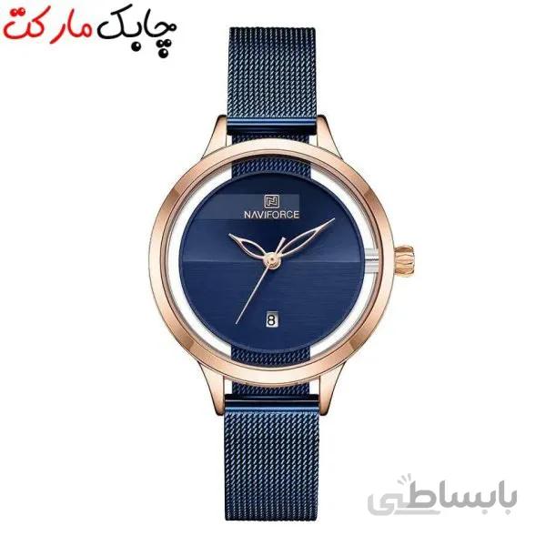 ساعت مچی عقربه ای زنانه نیوی فورس مدل NF5014L -RG-BE