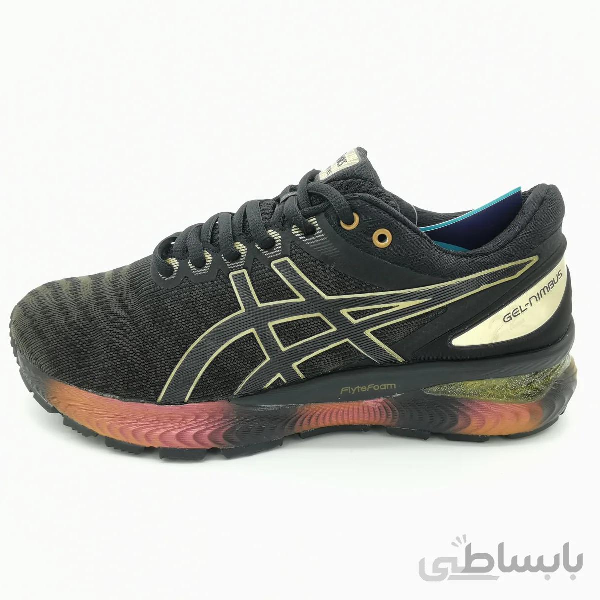 NIMBUS/22 BLACK/GOLD ASICS