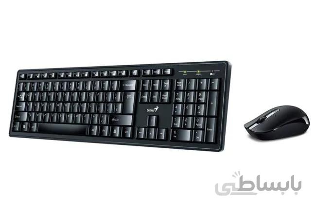 ماوس و کیبورد بی سیم جنیوس مدل KM 8200 ا Genius KM 8200 Wireless Mouse & Keyboard