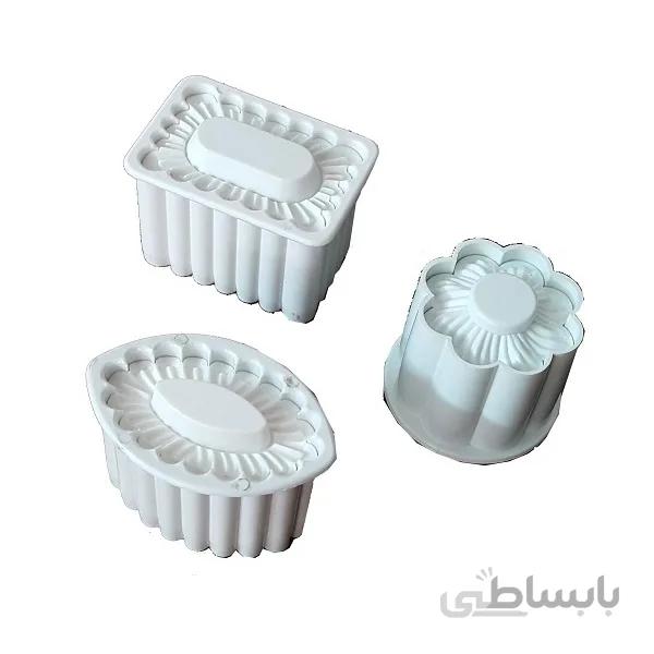 کاتر شیرینی پزی مدل شیرینی مربایی مجموعه 3 عددی