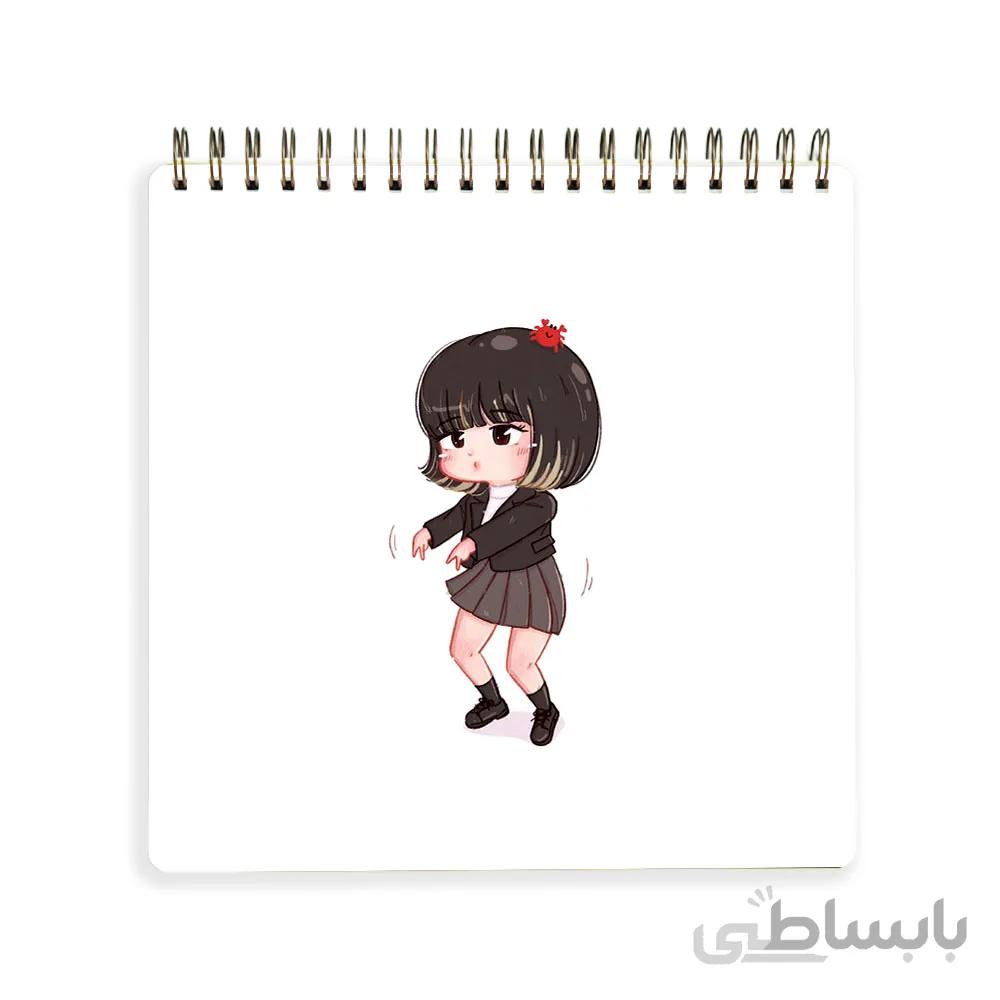 دفترچه يادداشت black pink کد 10100213