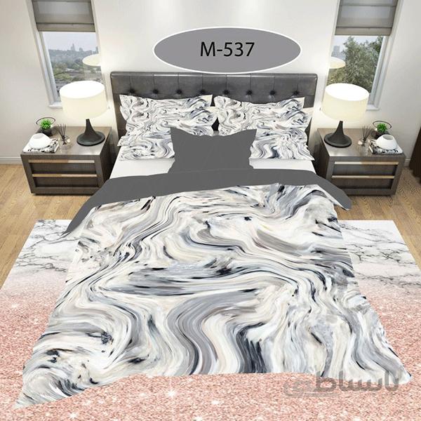 روتختی سه بعدی ساتن ابریشم ترک طرح مدرن - کد M 537