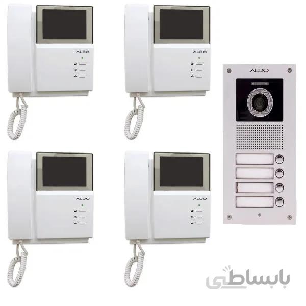 درب بازکن تصویری آلدو مدل 412v4 مجموعه 4 واحدی