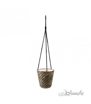 گلدان حصیری آویز ایکیا مدل DRUVFLÄDER