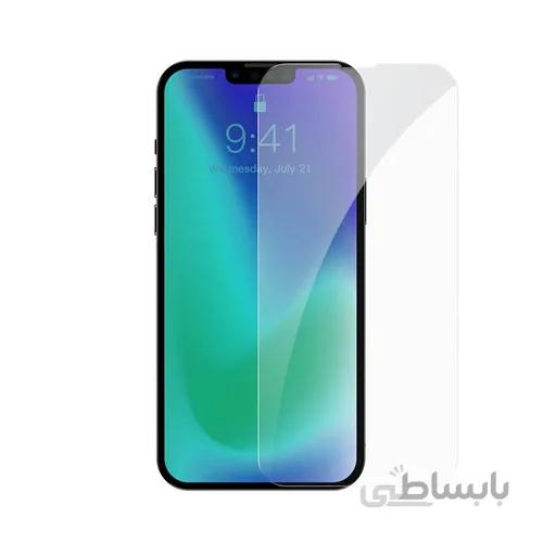 پک 2تایی محافظ صفحه شیشه ای تمام صفحه آیفون Apple iPhone 13 Baseus Glass Film SGBL020102