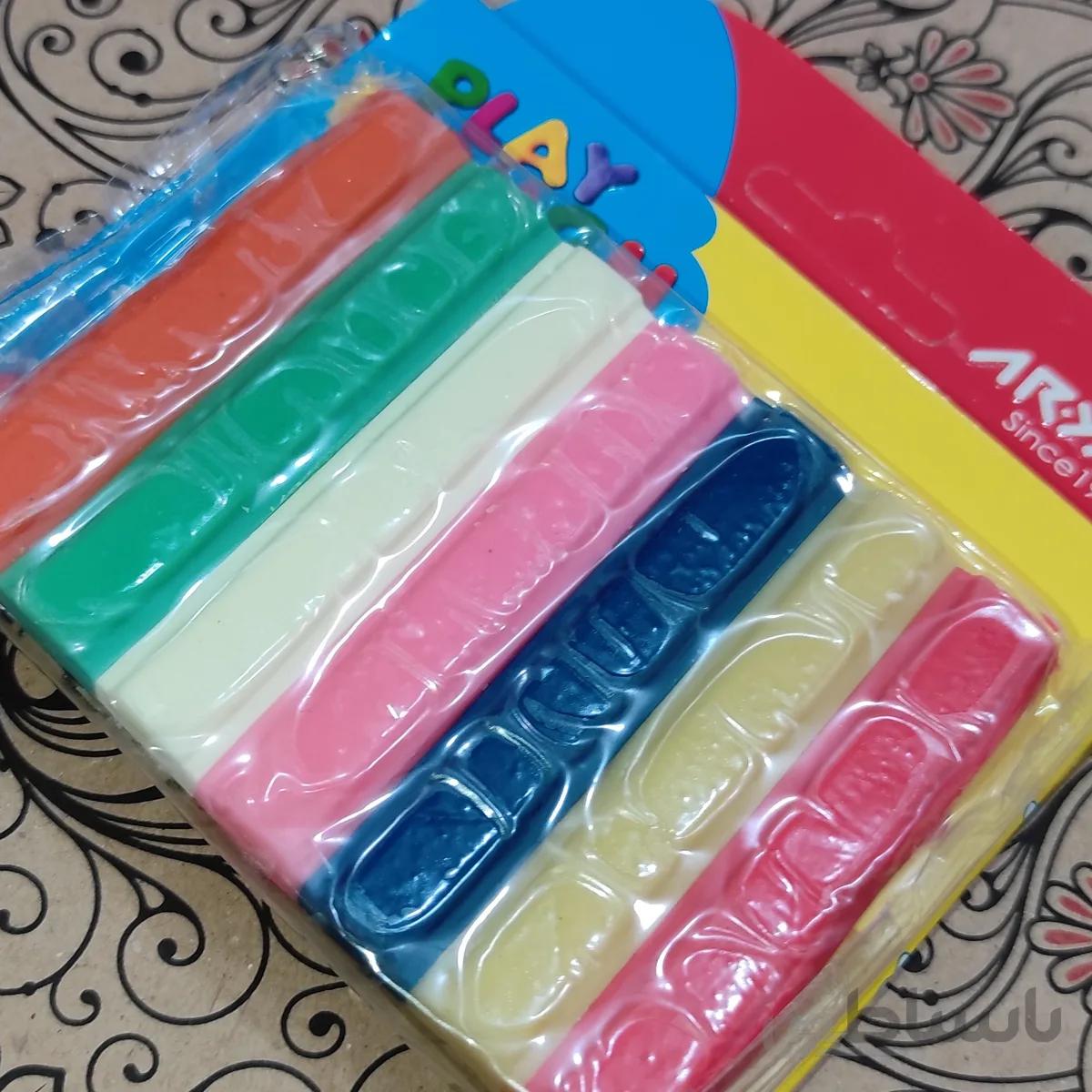 خمیربازی 7 رنگ آریا مدل 1047 ا Arya 1047 Play Dough 7 Colours